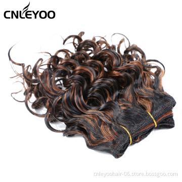 Discount price hd full lace peruvian synthetic hair wigs with highlights
